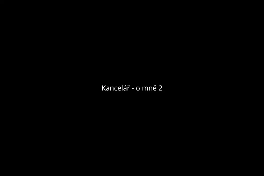 Kancelář - o mně 2